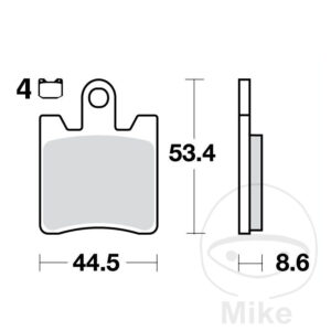 Plaquette de Frein Scooter TRW