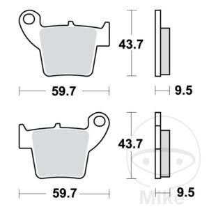 Plaquette de Frein Sinter RSI TRW
