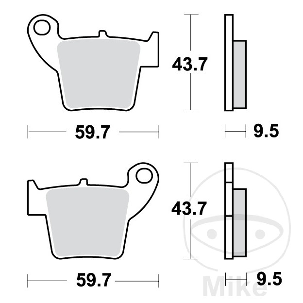 Plaquette de Frein Sinter RSI TRW Plaquette de Frein Sinter RSI TRW