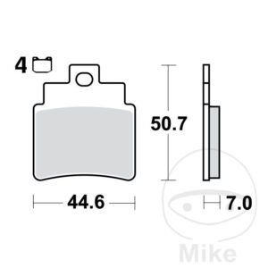Plaquette de Frein Sinter SI TRW