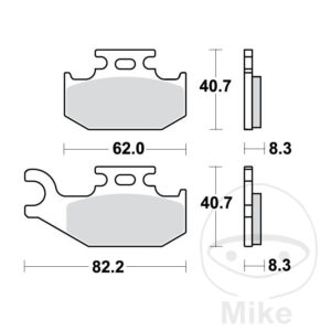 Plaquette de Frein Sinter SI TRW