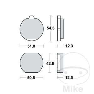 Plaquette de Frein Standard TRW