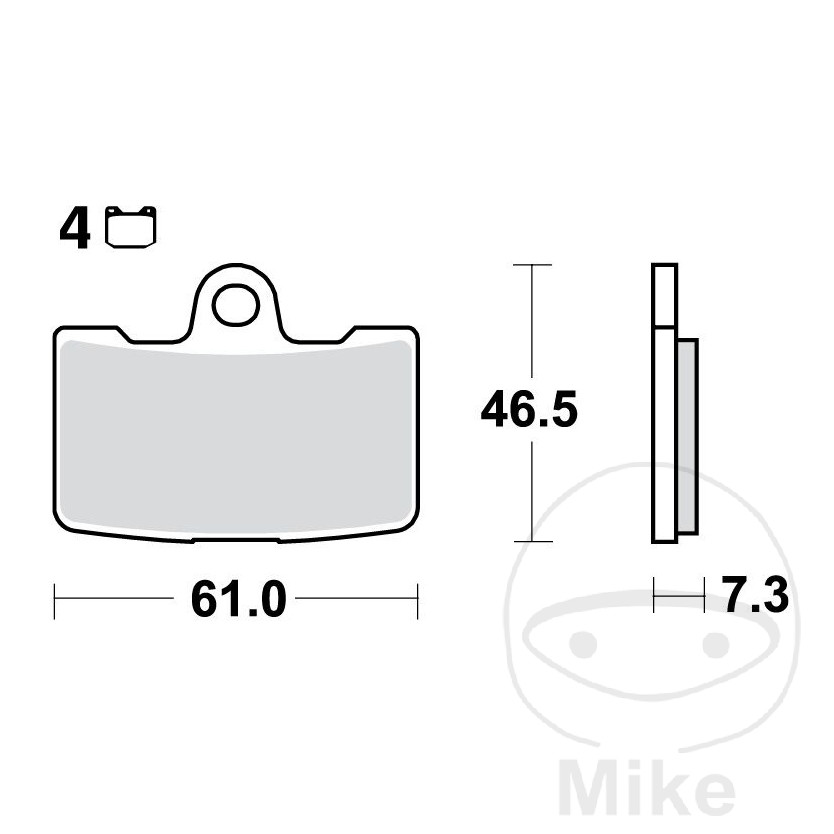 Plaquette de Frein Sinter vorne TRW Plaquette de Frein Sinter vorne TRW