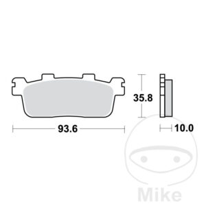 Plaquette de Frein Scooter TRW