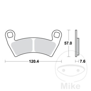 Plaquette de Frein Sinter SI TRW