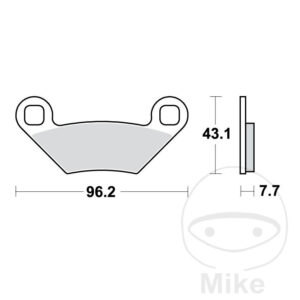 Plaquette de Frein Sinter SI TRW