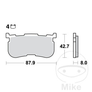 Plaquette de Frein Sinter