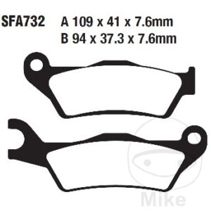 Plaquettes de frein SCO EBC