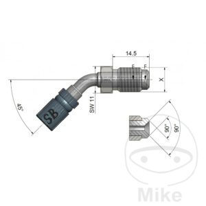 Filetage extérieur mobile Vario