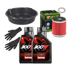 Pack Vidange Motul 300v 10w40 Pour BETA RR 125 4T ENDURO 2004-2021