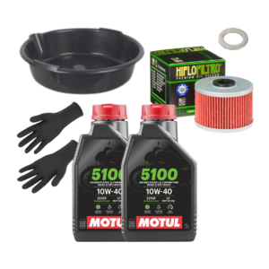 Pack Vidange Motul 5100 10w40 Pour POLARIS OUTLAW 500 2004-2009