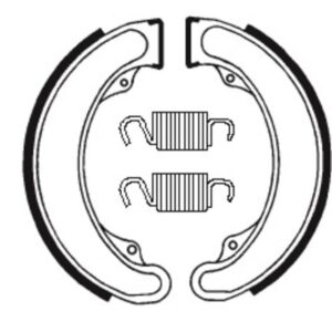 Mâchoires de frein TECNIUM Street organique - BA070