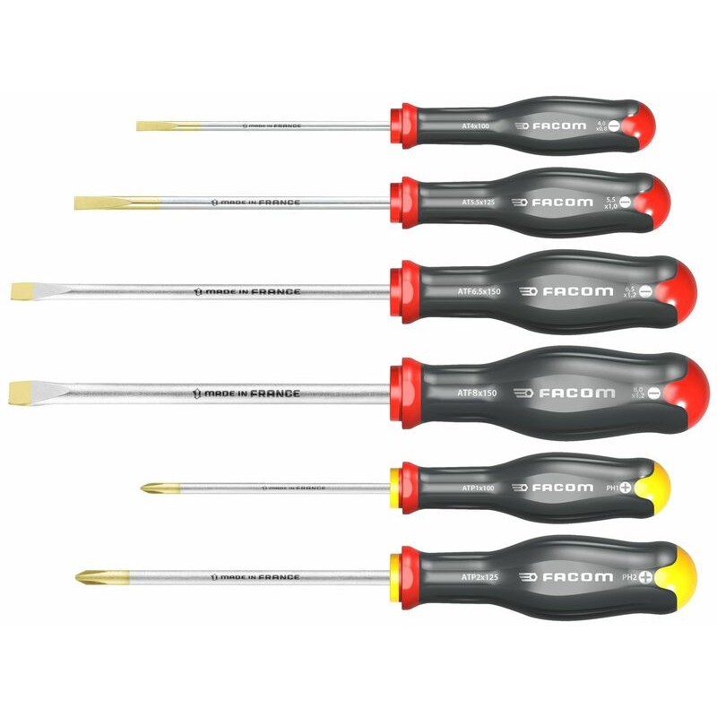 Jeu de 6 tournevis FACOM Protwist® Jeu de 6 tournevis FACOM Protwist®