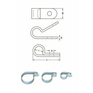 Serre-câble BIHR plastique Ø8mm 10 pièces