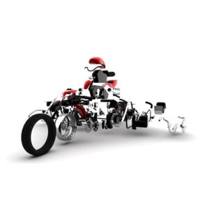 Pièce détachée - Coté gauche de commandes reculées R&G RACING pour 442462 Honda CBR600RR