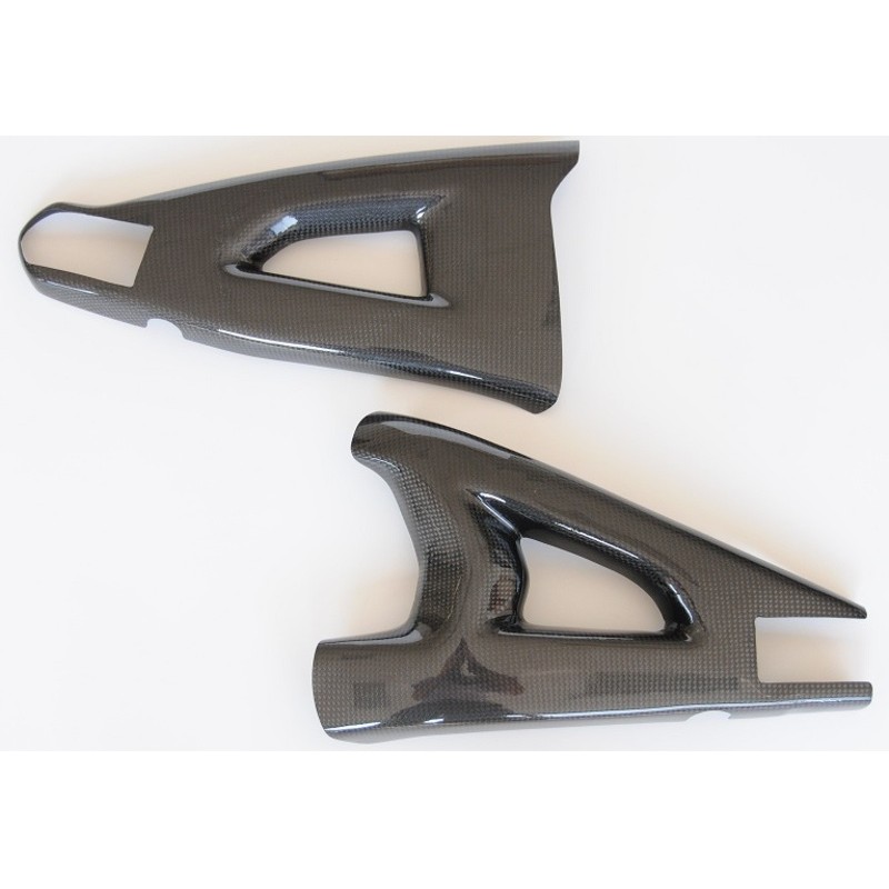 Carter de bras oscillant LIGHTECH carbone brillant Kawasaki Zx10R Carter de bras oscillant LIGHTECH carbone brillant Kawasaki Zx10R