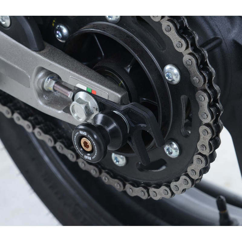 Pions de bras oscillant R&G RACING rouge avec platine Honda CBR250RR Pions de bras oscillant R&G RACING rouge avec platine Honda CBR250RR