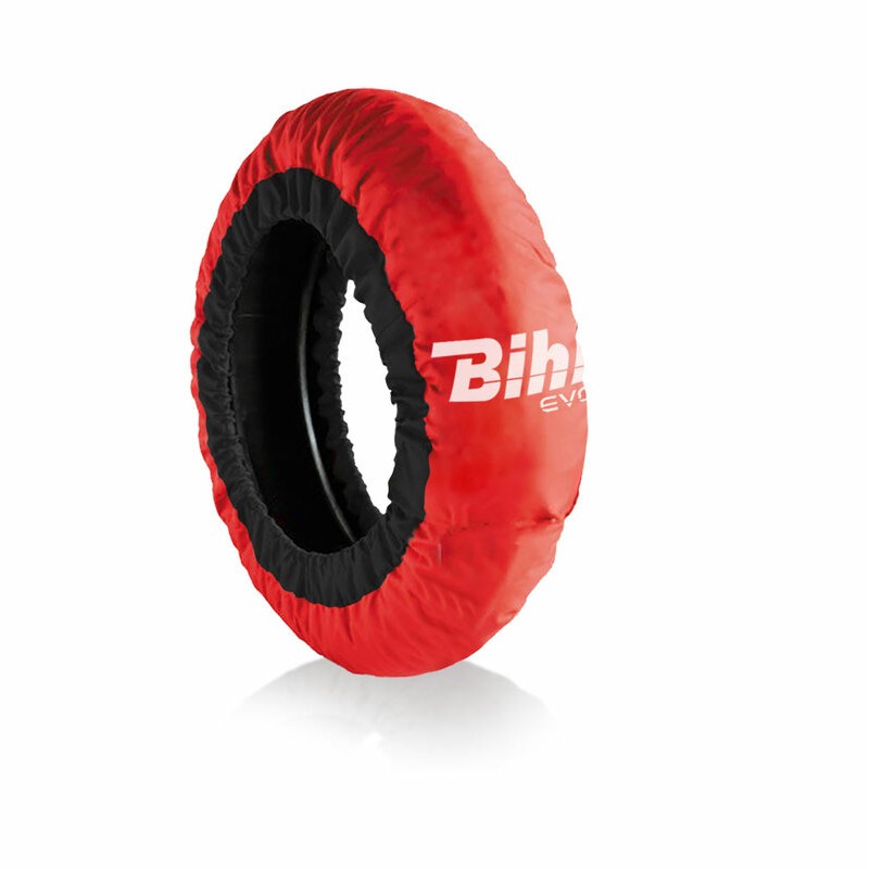Couvertures chauffantes BIHR Home Track EVO2 autorégulée pneus avant 120 / arrière 180-200mm rouge Couvertures chauffantes BIHR Home Track EVO2 autorégulée pneus avant 120 / arrière 180-200mm rouge