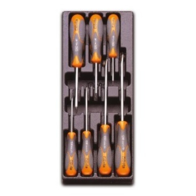 Plateau thermoformé rigide BETA avec composition d'outils - T180 Plateau thermoformé rigide BETA avec composition d'outils - T180