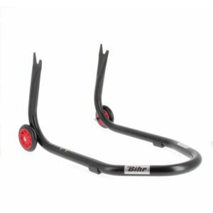 B������quille arri������re BIHR Home Track fixe supports en "V" noir mat roues rouge
