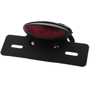 Feu arri������re avec support de plaque V PARTS noir ovale universel