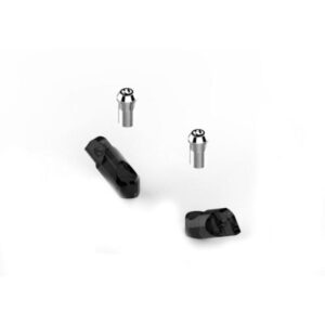 Kit de conversion de fixations de r������troviseurs guidon vers car������nage LIGHTECH type origine - noir Yamaha T-Max 530