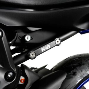 Cache-orifices repose-pieds arri������re R&G RACING argent Yamaha MT-07