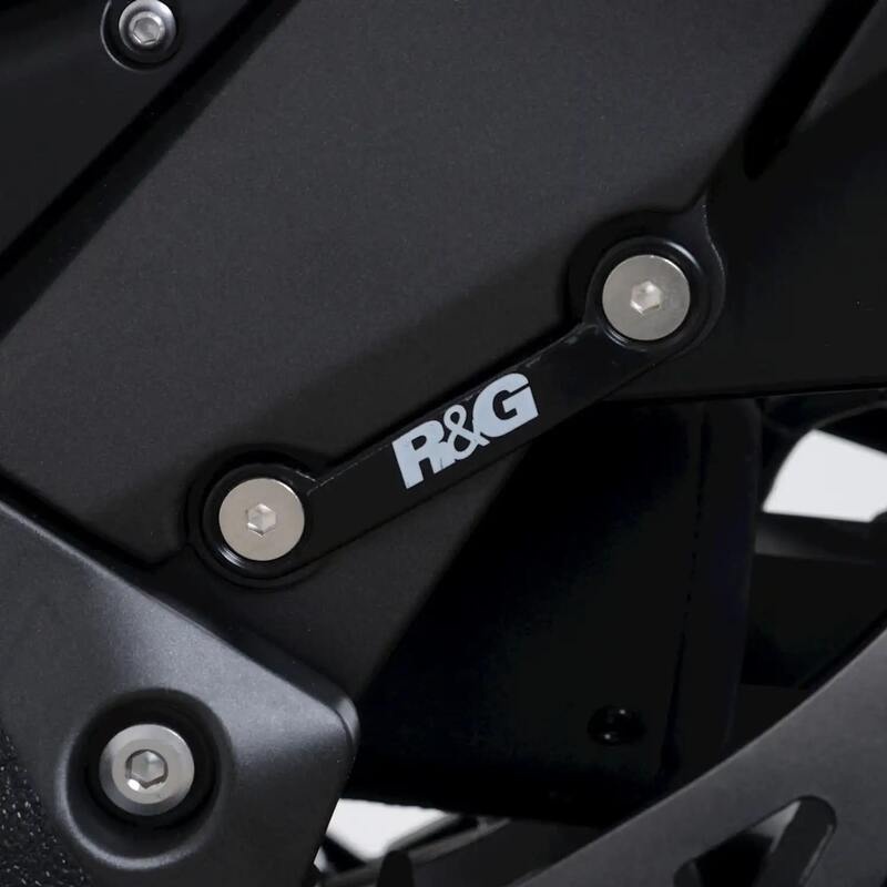 Cache orifice repose-pied gauche R&G RACING noir Kawasaki Ninja 1000 SX Cache orifice repose-pied gauche R&G RACING noir Kawasaki Ninja 1000 SX