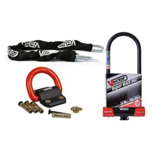 Kit antivol VECTOR Antivol U SuperMax L2 ������16mm + Cha������ne ������13mm / 1,3m + Fixation ������22mm