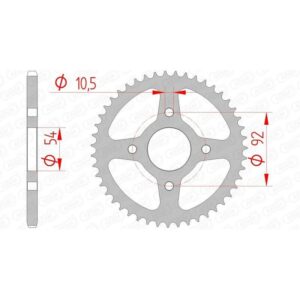Couronne AFAM acier standard 12115 - 420