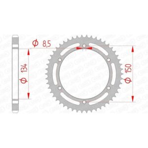 Couronne AFAM acier standard 16203 - 428