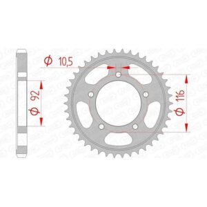 Couronne AFAM acier standard 16900530