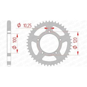 Couronne AFAM acier standard 35800 - 525