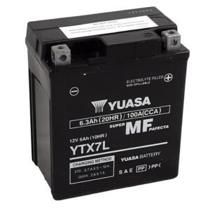 Batterie YUASA W/C sans entretien activ������e usine - YTX7L FA