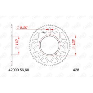 Couronne AFAM aluminium 42000 - 428