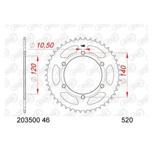 Couronne AFAM acier standard 203500 - 520