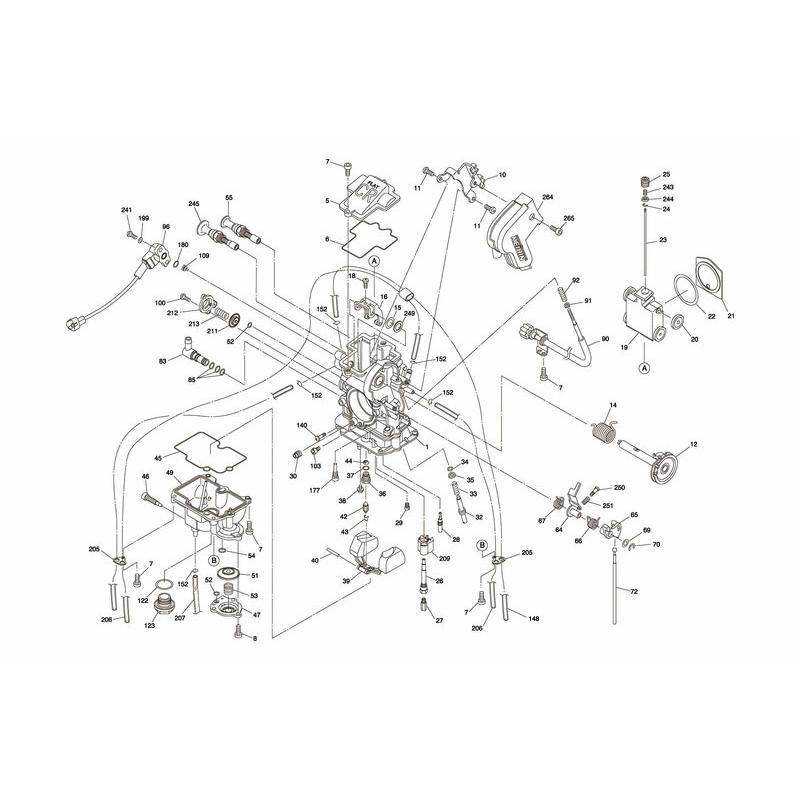 Carburateur à glissière plate KEIHIN FCR-MX37 Carburateur à glissière plate KEIHIN FCR-MX37 – Image 2