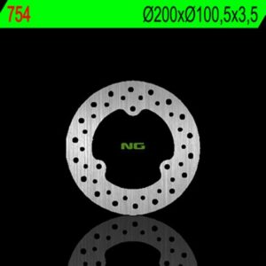 Disque de frein NG BRAKES rond fixe
