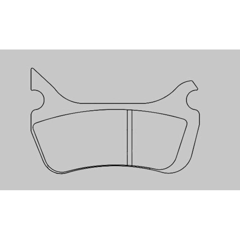 Plaquettes de frein BERINGER Racing MX métal fritté - KIT1258RSI Plaquettes de frein BERINGER Racing MX métal fritté - KIT1258RSI