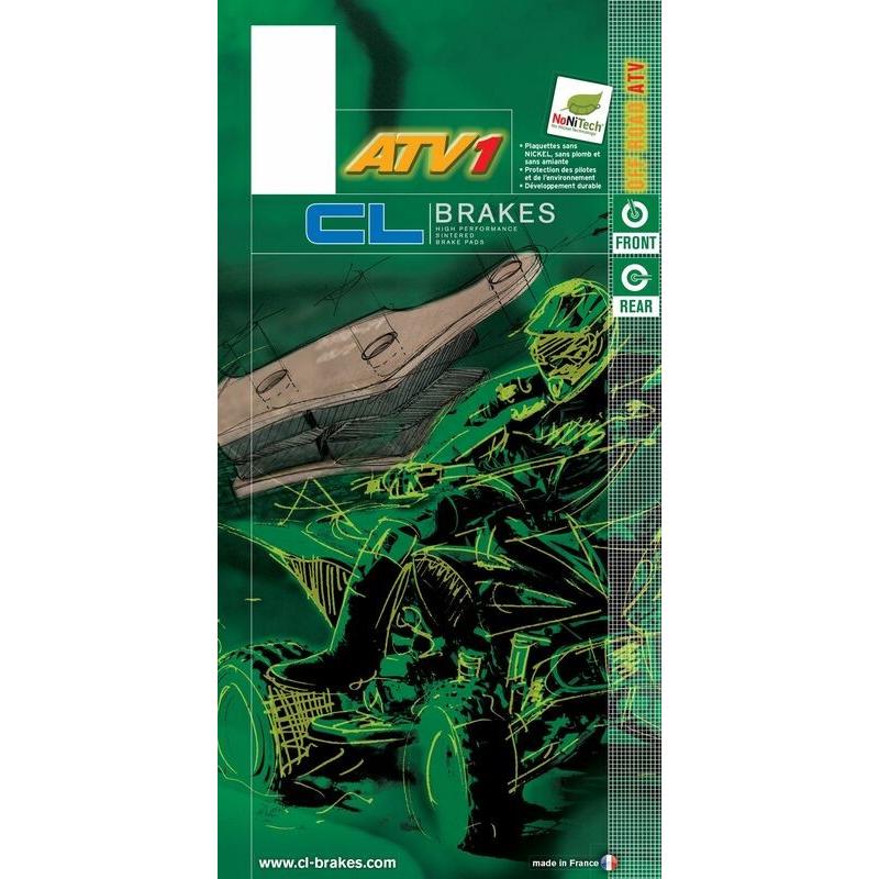 Plaquettes de frein CL BRAKES Quad métal fritté - 1147ATV1 Plaquettes de frein CL BRAKES Quad métal fritté - 1147ATV1 – Image 3