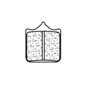 Plaquettes de frein CL BRAKES route métal fritté - 1207XBK5