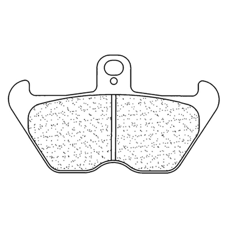 Plaquettes de frein CL BRAKES route métal fritté - 2430XBK5 Plaquettes de frein CL BRAKES route métal fritté - 2430XBK5