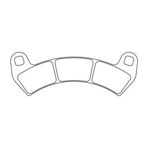 Plaquettes de frein CL BRAKES Quad métal fritté - 1247ATV1