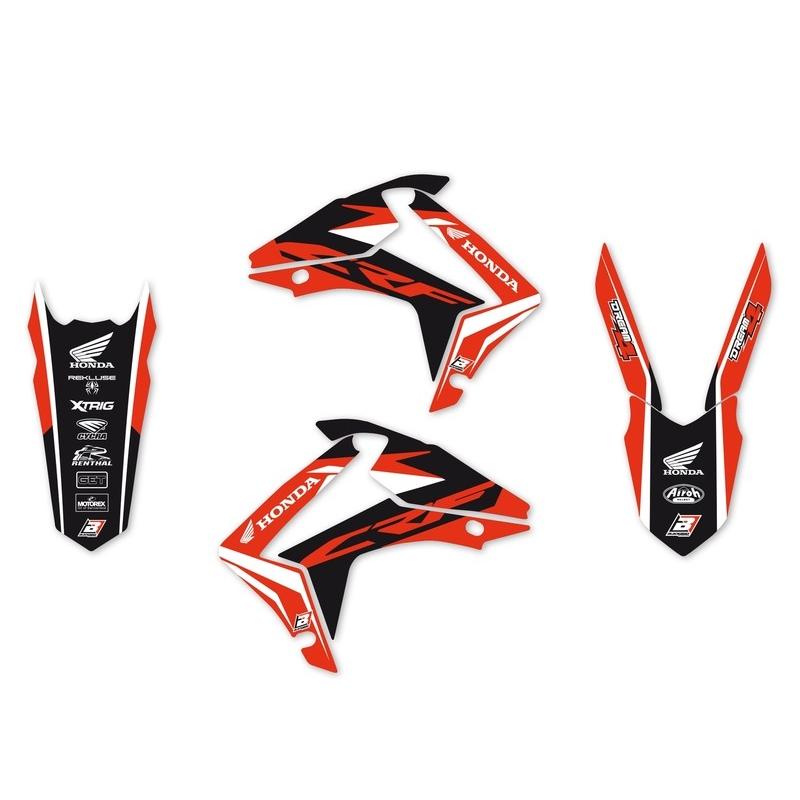 Kit déco BLACKBIRD Dream Graphic 4 Honda CRF450R Kit déco BLACKBIRD Dream Graphic 4 Honda CRF450R – Image 2