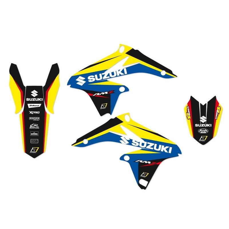 Kit déco BLACKBIRD Dream Graphic 4 Suzuki RM-Z250 Kit déco BLACKBIRD Dream Graphic 4 Suzuki RM-Z250 – Image 2
