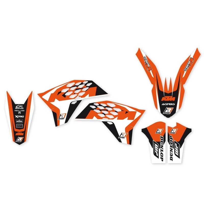 Kit déco BLACKBIRD Dream Graphic 4 KTM Kit déco BLACKBIRD Dream Graphic 4 KTM – Image 2