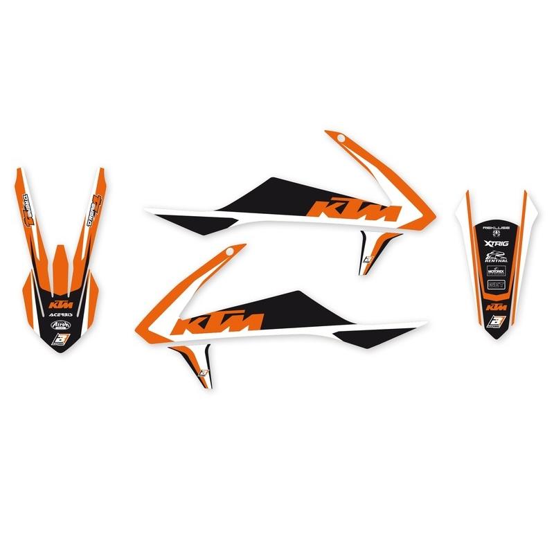 Kit déco BLACKBIRD Dream Graphic 4 KTM SX/SX-F Kit déco BLACKBIRD Dream Graphic 4 KTM SX/SX-F – Image 2