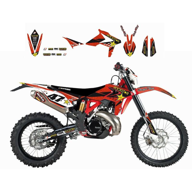 Kit déco BLACKBIRD Rockstar Energy Beta RR 2T/4T Kit déco BLACKBIRD Rockstar Energy Beta RR 2T/4T