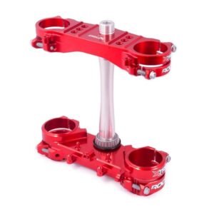 Té de fourche XTRIG ROCS Tech Offset 22mm rouge Honda CRF