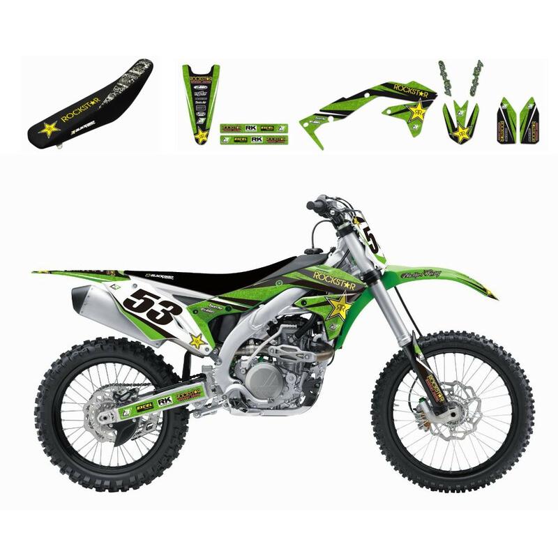 Kit complet BLACKBIRD Rockstar Energy Kawasaki KX450F Kit complet BLACKBIRD Rockstar Energy Kawasaki KX450F